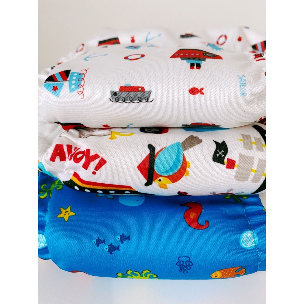 Charlie Banana Pocket Cloth Diaper 3 Pack “Oceana”